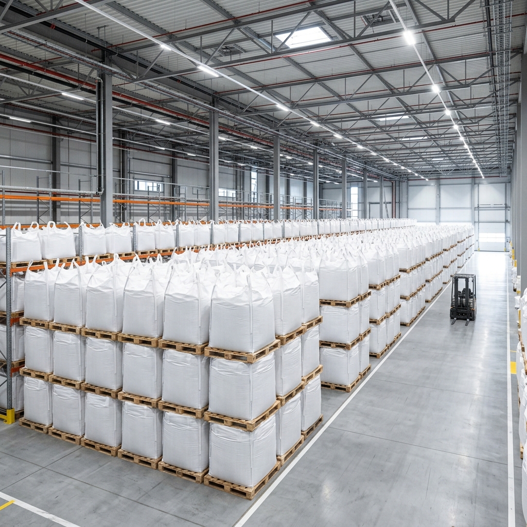 Warehouse storage of jumbo bags